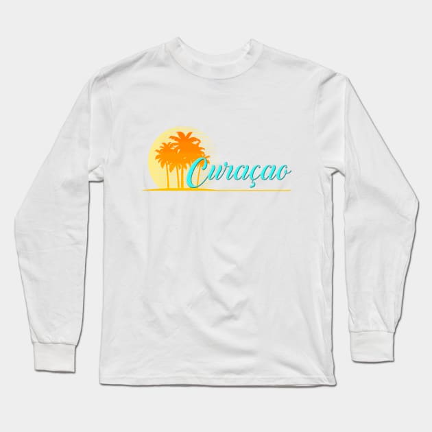 Life's a Beach: Curacao Long Sleeve T-Shirt by Naves